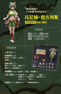 LADo TOYS ERA-002 Tonia Herbologist Ver. 1/12 Action Figure JAPAN OFFICIAL