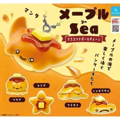 Maple Sea Mascot Ball Chain All 5 Type Set Figure Capsule Toy JAPAN OFFICIAL