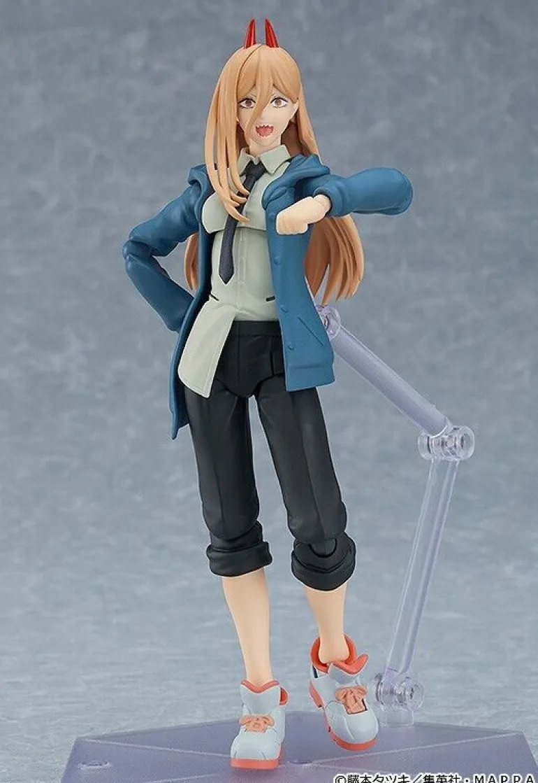 Max Factory figma Chainsaw Man Power Action Figure JAPAN OFFICIAL ZA-492