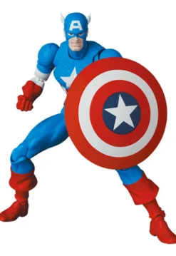 Medicom Toy MAFEX No.217 Captain America COMIC Ver. Action Figure JAPAN OFFICIAL
