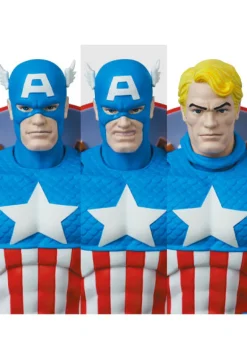 Medicom Toy MAFEX No.217 Captain America COMIC Ver. Action Figure JAPAN OFFICIAL