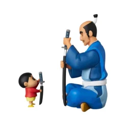 Medicom Toy UDF Crayon Shin-chan 5 Bushi no Kinchou Matabei and Shin-chan Figure