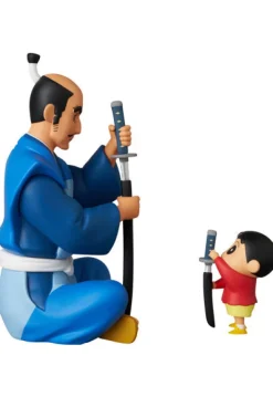 Medicom Toy UDF Crayon Shin-chan 5 Bushi no Kinchou Matabei and Shin-chan Figure