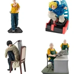 MegaHouse Puchirama Series SAKAMOTO DAYS Cut Out Scenes 4Pack BOX Figure JAPAN