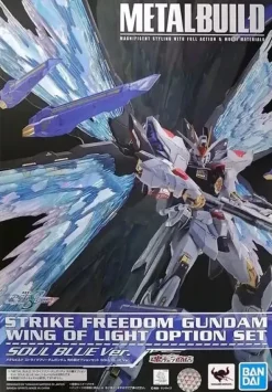 METAL BUILD Strike Freedom Gundam Light Wings Option Set SOUL BLUE Ver