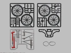 MIC Pripra Pripra Figure's Sports BMX Free Style Model Kit JAPAN OFFICIAL