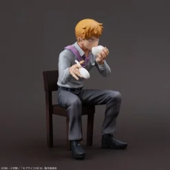 Mob Psycho 100 III x Bunbougu Cafe 2022 Figure Arataka Reigen JAPAN OFFICIAL