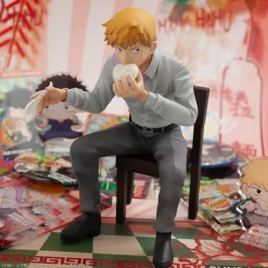 Mob Psycho 100 III x Bunbougu Cafe 2022 Figure Arataka Reigen JAPAN OFFICIAL