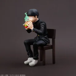 Mob Psycho 100 III x Bunbougu Cafe 2022 Figure Shigeo Kageyama & Dimple JAPAN