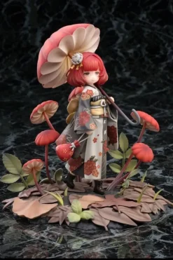 Mushroom Girls Series No.6 Marasmius Haematocephalus 1/1 Figure JAPAN OFFICIAL