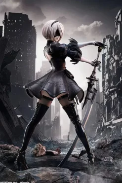 NieR:Automata Ver1.1a 2B YoRHa No.2 Type B 1/4 Figure JAPAN OFFICIAL