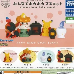 Palm Moment Pokemon Everyone's Warm Mascot Complete Set Figure Capsule Toy JAPAN