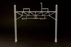 Paper Kit Overhead Line Pole Gray 1/80 JAPAN OFFICIAL