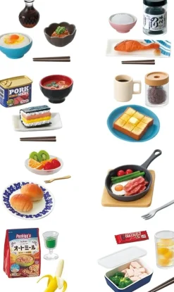 Petit Sample Light Today's Breakfast All 8 Figure Set Box JAPAN OFFICIAL