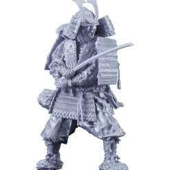 PLAMAX Kamakura Period Armored Warrior Silver Color Edition 1/12 Model Kit JAPAN