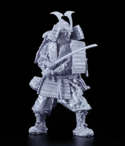 PLAMAX Kamakura Period Armored Warrior Silver Color Edition 1/12 Model Kit JAPAN