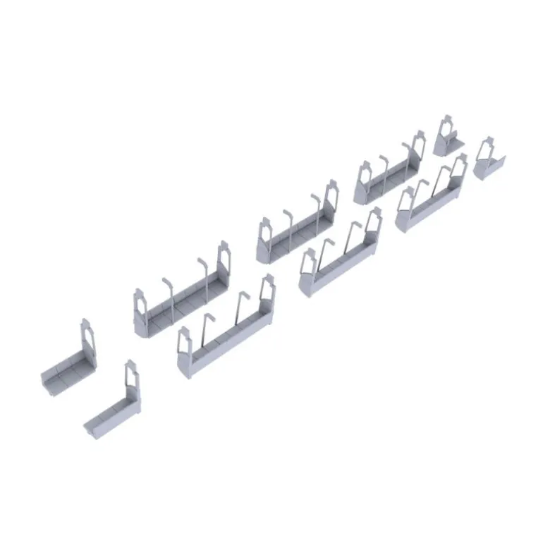 Plum New Type Long Seat Interior Set 1/80 Model Kit JAPAN OFFICIAL