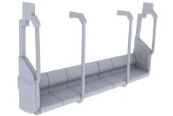 Plum New Type Long Seat Interior Set 1/80 Model Kit JAPAN OFFICIAL