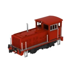 Plum Small Locomotive L Type Orange 1/80 Model Kit JAPAN OFFICIAL