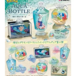 Pokemon AQUA BOTTLE collection2 Memories of the Shimmering Seaside Figure Box
