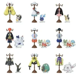 Pokemon Center Original Miniature Torso All 9 types set Figure Box JAPAN