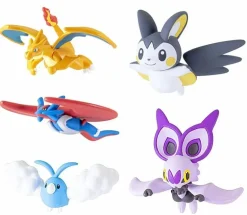 Pokemon Netsuke Mascot Soaring in the Sky Complete Set Figure Capsule Toy JAPAN
