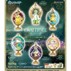 Pokemon OVALTIQUE COLLECTION All 6 types Figure JAPAN OFFICIAL