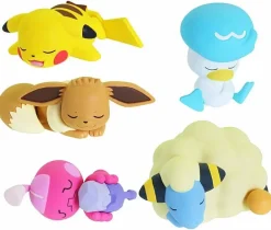 Pokemon Oyasumi Friends Sleep Together Complete Set Figure Capsule Toy JAPAN