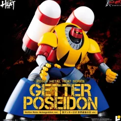 POSE+METAL HEAT Getter Poseidon Getter Robo Armageddon Ver. Action Figure JAPAN