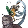 PROOF Attack on Titan Levi vs Beast Titan Figure JAPAN OFFICIAL