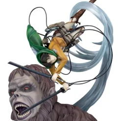 PROOF Attack on Titan Levi vs Beast Titan Figure JAPAN OFFICIAL