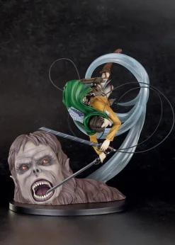 PROOF Attack on Titan Levi vs Beast Titan Figure JAPAN OFFICIAL