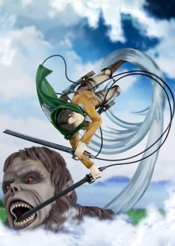 PROOF Attack on Titan Levi vs Beast Titan Figure JAPAN OFFICIAL