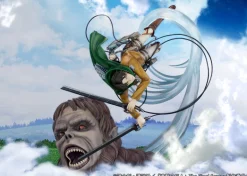 PROOF Attack on Titan Levi vs Beast Titan Figure JAPAN OFFICIAL