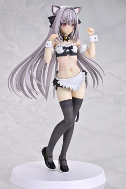 Q six Luna Sakurakouji Cat eared Maid 1/6 Figure JAPAN OFFICIAL