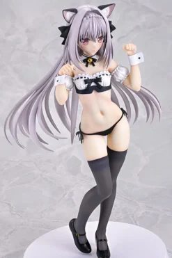 Q six Luna Sakurakouji Cat eared Maid 1/6 Figure JAPAN OFFICIAL