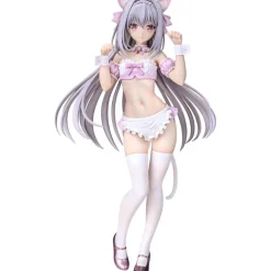 Q six Luna Sakurakouji Cat eared Maid Cherry Blossom Color ver. 1/6 Figure JAPAN