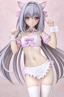 Q six Luna Sakurakouji Cat eared Maid Cherry Blossom Color ver. 1/6 Figure JAPAN