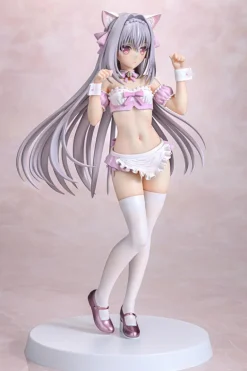 Q six Luna Sakurakouji Cat eared Maid Cherry Blossom Color ver. 1/6 Figure JAPAN