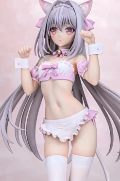 Q six Luna Sakurakouji Cat eared Maid Cherry Blossom Color ver. 1/6 Figure JAPAN