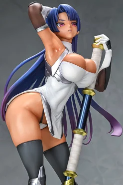 Q-Six Taimanin RPGX Awaki Wakamurasaki Yatsu Murasaki Sun Tan ver. 1/6 Figure