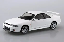 RakuPla Snap Kit Nissan R33 Skyline GT-R White No.21-WH Model Kit