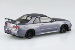 RakuPla Snap Kit No.12CU-AS Nissan R34 Skyline GT-R Athlete Silver Model Kit