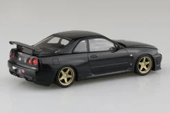 RakuPla Snap Kit No.12CU-BP Nissan R34 Skyline GT-R Black Pearl Model Kit JAPAN