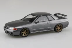 RakuPla Snap Kit No.14CU-GG Nissan R32 Skyline GT-R Gun Gray Metallic Model Kit