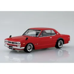 RakuPla Snap Kit No.16CU-RD Nissan C10 Skyline 2000GT-R Red Model Kit JAPAN