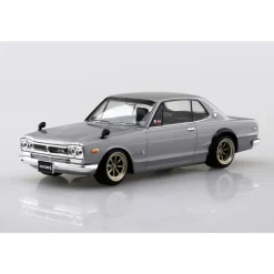 RakuPla Snap Kit No.16CU-SV Nissan C10 Skyline 2000GT-R Silver Model Kit JAPAN