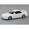 RakuPla Snap Kit No.12CU-WP Nissan R34 Skyline GT-R White Pearl Model Kit JAPAN