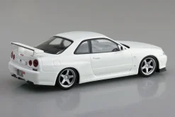 RakuPla Snap Kit No.12CU-WP Nissan R34 Skyline GT-R White Pearl Model Kit JAPAN