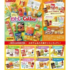 Re-Ment Me and Calbee Full Set 8 BOX Figure JAPAN OFFICIAL